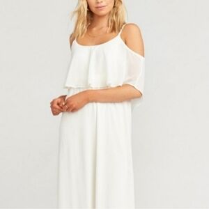 Show Me Your Mumu Caitlin Ruffle Maxi Dress